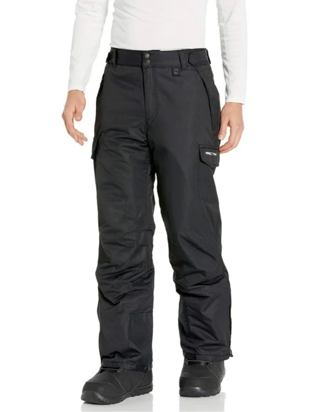 Arctix Men’s Insulated Snow Ski Pants Black Size Medium M Waterproof